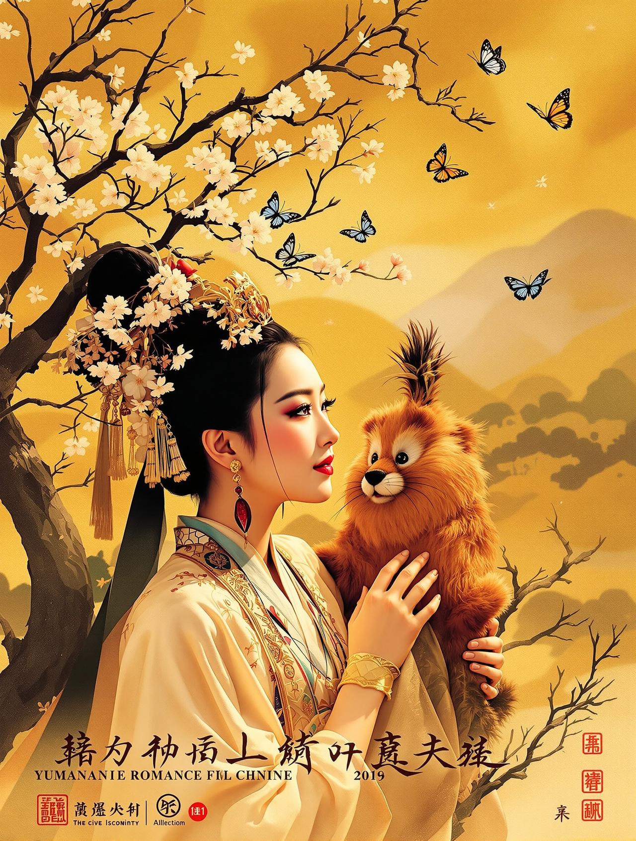 五朵金花 - Five Golden Flowers 复古胶片影视海报